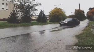 Mercedes benz 190e w201 3.2 m104 rainy sideways (Bad-benz-drift)