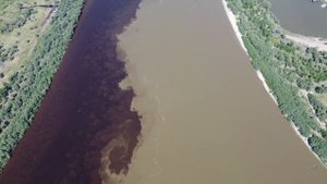 Слияние Иртыша и Тобола