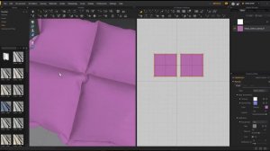 Подушки с декоративными элементами в Marvelous Designer