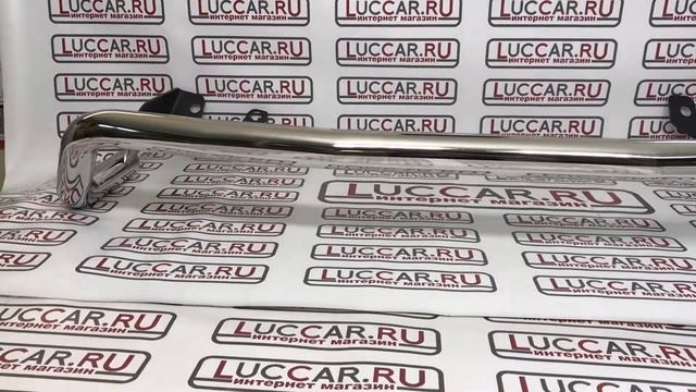 Защита заднего бампера, одинарная труба 51 миллиметр, для Lada Vesta Sw Cross смотреть онлайн