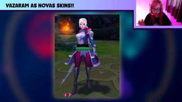 VAZOU!! A NOVA CAMPEÃ E AS NOVAS SKINS!! [League of Legends] смотреть онлайн
