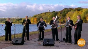 Музыканты оркестра театра "Ленком Марка Захарова". Доброе утро. Фрагмент выпуска от 13.10.2023