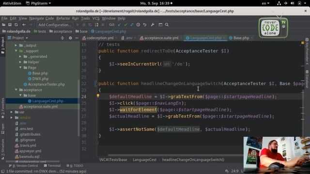 Codeception tutorial - Sulu CMS Best practice  website testing смотреть онлайн