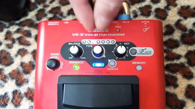 BOSS VE2 Vocal Harmonist любительский обзор и тест вокального процессора в режимах гармонизации