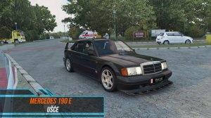 Mercedes 190 E Evolution - UŠĆE (Belgrade, Serbia) / Assetto Corsa.