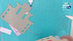 Tutorial Album Castillo 3D Princesa - Scrapbooking