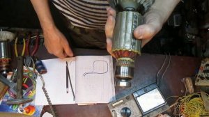 Два якоря от установки алмазного бурения, один нужно перемотать.