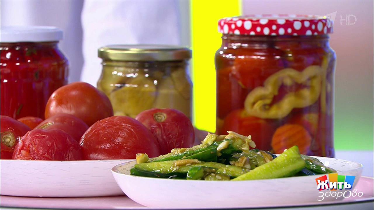 Заготовки на зиму: маринование. Жить здорово! Фрагмент выпуска от 17.09.2019