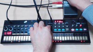 KORG volca fm + volca beats session1