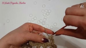 Салфетка из джута крючком\ Декор \ Подставка \ Джут
