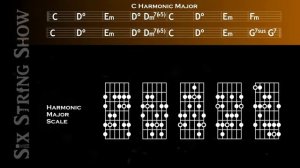 C Harmonic Major Guitar Backing Track