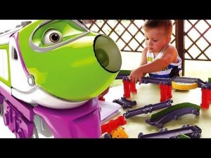 ★ ПАРАВОЗИКИ ИЗ ЧАГГИНГТОНА на Русском Новые Серии от Рома Шоу Chuggington trains toys chuggington