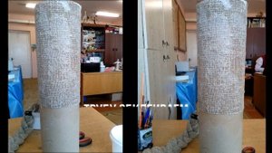 Напольная ваза своими руками из подручных материалов #сидимтворимдомащучин #НевыходяиздомаЩучин
