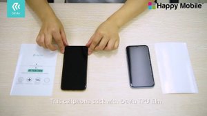 Защитная пленка гидрогель Hydrogel любой телефон Devia/Happy Mobile - лучше чем Rock Space Blade
