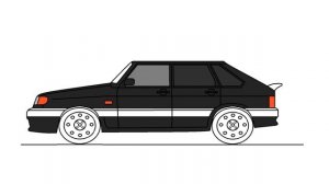 Как нарисовать Ваз 2114 в Paint| Рисунки |Evolution Top