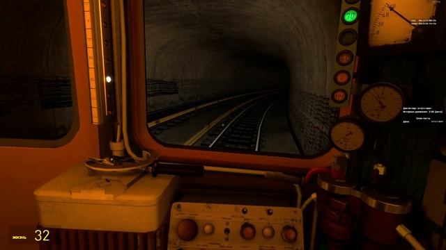 Garry's Mod Metrostroi 2017: Поездка на Ема-705 по Loopline смотреть онлайн