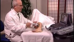 Порядок выполнения: ультразвуковое исследование стопы