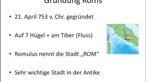 Ein kleines Referat zur ewigen Stadt Rom