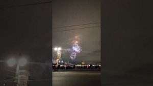 Салют в честь полного снятия блокады Ленинграда глазами моей супруги!