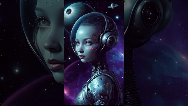 Фантазии Нейросети на тему: Девушки иных миров 1 / AI Art: Alien Girls 1