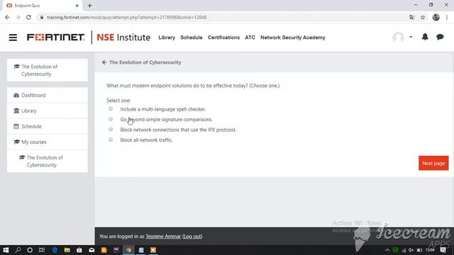 NSE 2 Endpoint Quiz смотреть онлайн