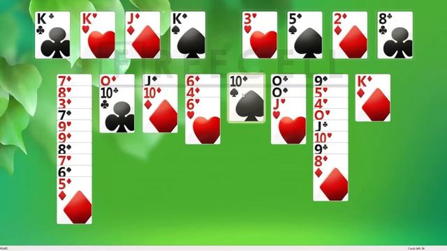 Solution to freecell game #1445 in HD смотреть онлайн