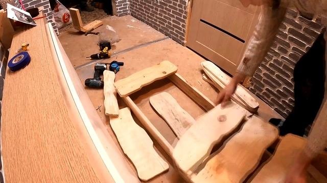 Как запилить кресло-качалку своими руками |  DIY Chair. Wooden Rocking Chair