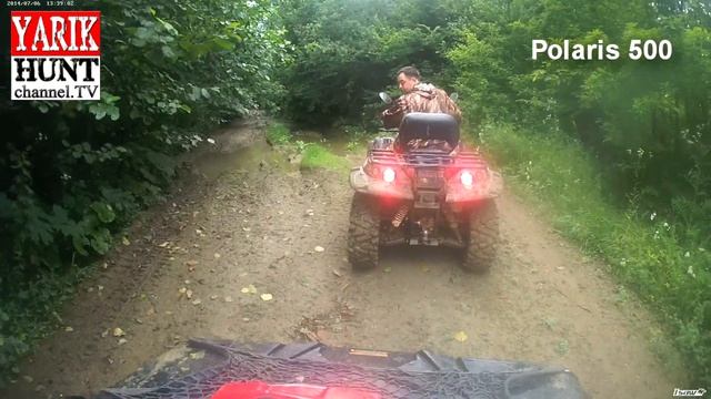 Квадроцикл Polaris SPORTSMAN ★ прокладка маршрута★ смотреть онлайн
