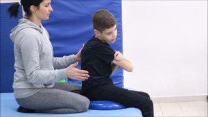 Trunk exercises for cerebral palsy.