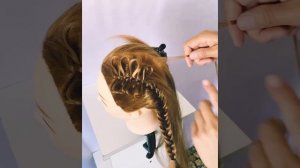 Простые Прически на длинные волосы / Long Hair bow tutorial