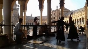 Flamenco en plaza España sevilla