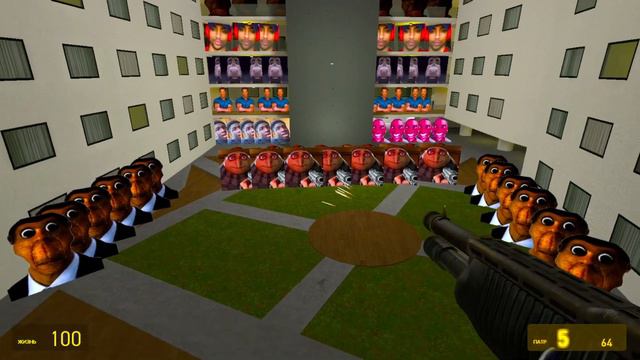 CHASER NEXTBOTS X NICOS NEXBOTS IN MAZE! ?!?! Garrys Mod NextBot