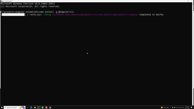 1. Create a simple Angular Project using Angular CLI Too with ng new command - Angular16