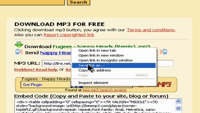 How to get free music with beemp3.com