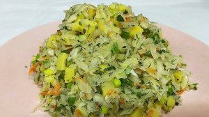 Вкусный салат из квашенной капусты с картофелем