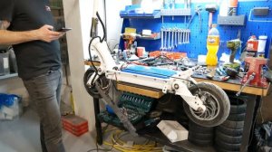 Перекраска, замена моторов и установка контроллера VESC на Dualtron 2 EX