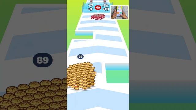 Tasty Pineapple Bun Food Run Gameplay (13) #shorts