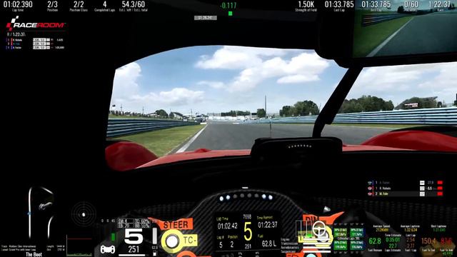 RaceRoom Ranked 010 | VR | Mazda RT24-P DPi at Watkins Glen | 27.05.2023 смотреть онлайн