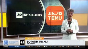 CBS 2 Investigator Dorthy Tucker on Temu warning