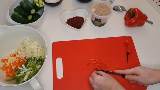 Огурцы по корейски/Кимчи из огурцов/Kimchi