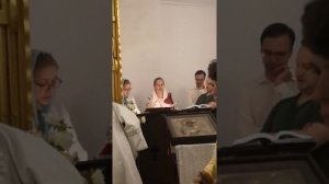 Молитва "Иже Херувимы". Литургия с архиереем Пантелеимоном. Хор храма Рождества Иоанна Предтече.