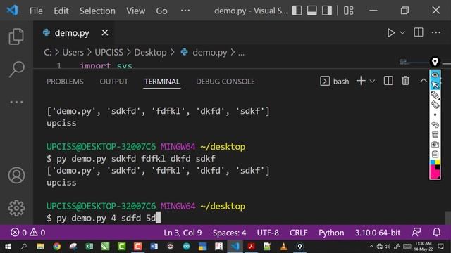 O-Level M3 R5 | Python Command Line Arguments Sys module | Lecture 51