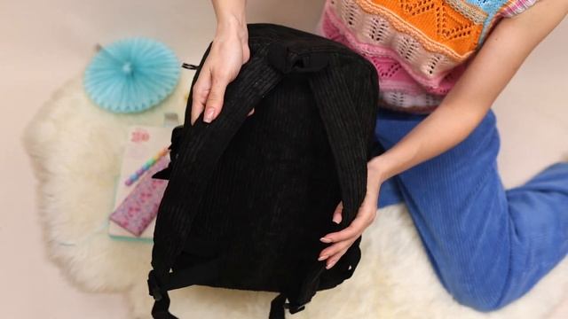 Рюкзак "Velvet" чёрный смотреть онлайн