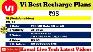 Voda-Idea Recharge Plans ₹19 से शुरू || Vi New Plans in 2021 || Vi  New Validity Plans & Offers 202