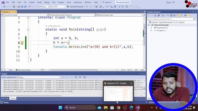 .NET full course 2023 | Operator in C-sharp | .NET  lecture 5 #aspdotnetcore,C#, Csharp
