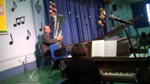 Saint-Saens, The Elephant - Tuba and Piano, at P.S. 193 Gil Hodges