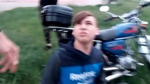 CrashNews.org\ 15-летний подросток на мотоцикле сбил ребенка