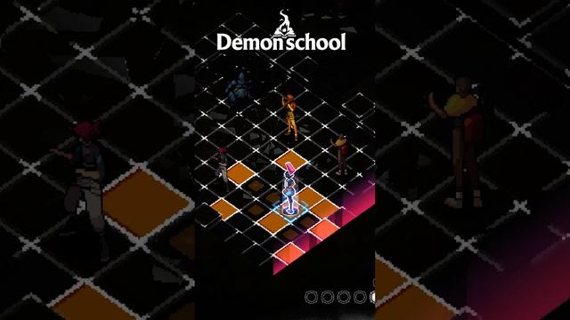 Demonschool BATTLE TUTORIAL #shorts #necrosoftgames #demonschool #horrorgaming #bestindiegames