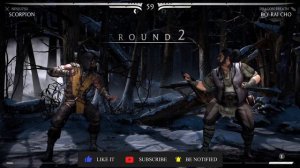 MORTAL KOMBAT XL GAMEPLAY SCORPION VS BO'RAI CHO AND X-RAY