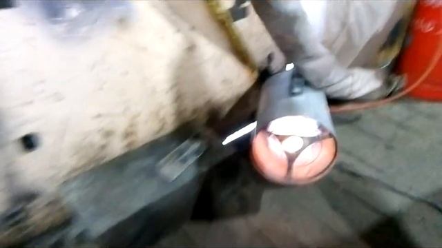 обогрев гаража. правильная установка газовой пушки.